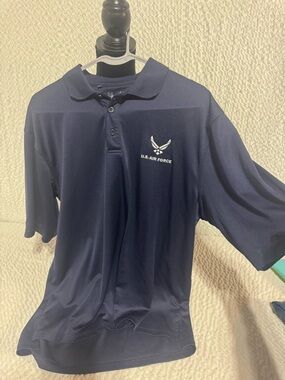 Under Armour Men's Navy U.S. Air Force Polo